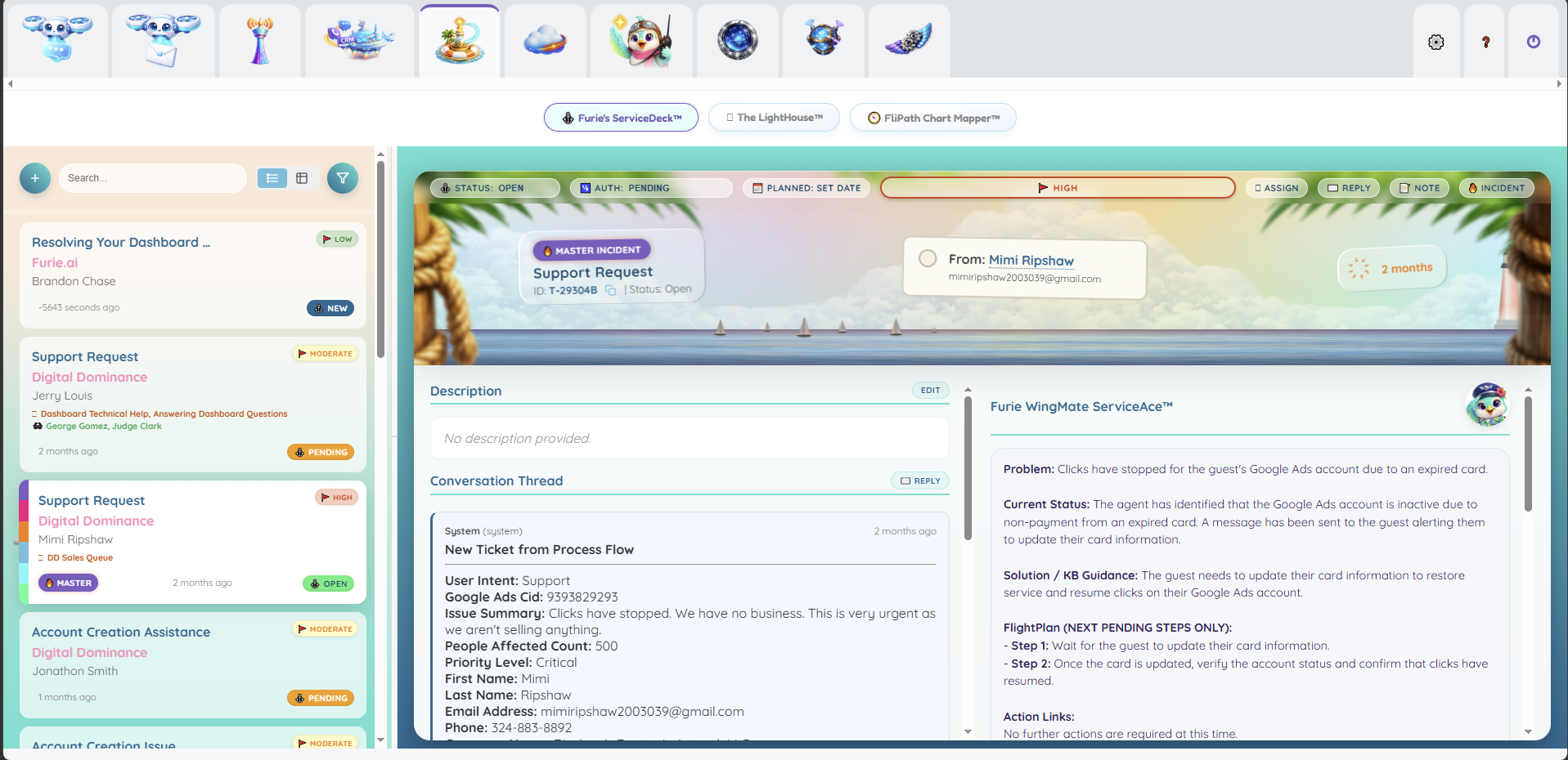 ServiceDeck Ticketing System